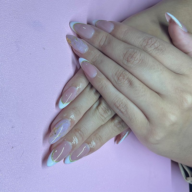 custom hand painted nail art set